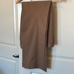 Banana Republic dress pants in tan/carmel colour. Logan Curvy fit size 12.